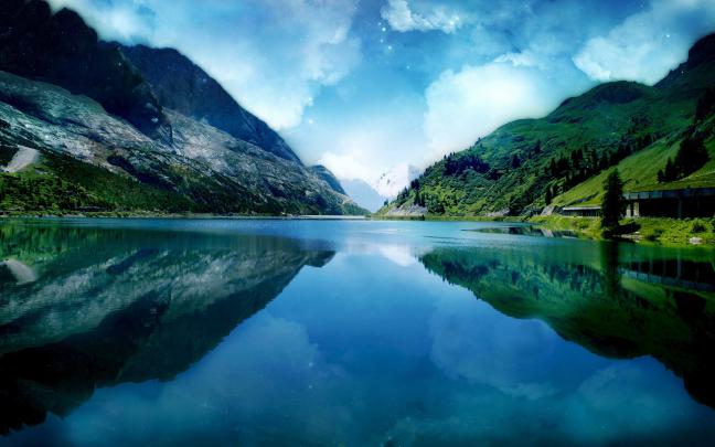mountain, Lake Wallpapers HD \/ Desktop and Mobile Backgrounds