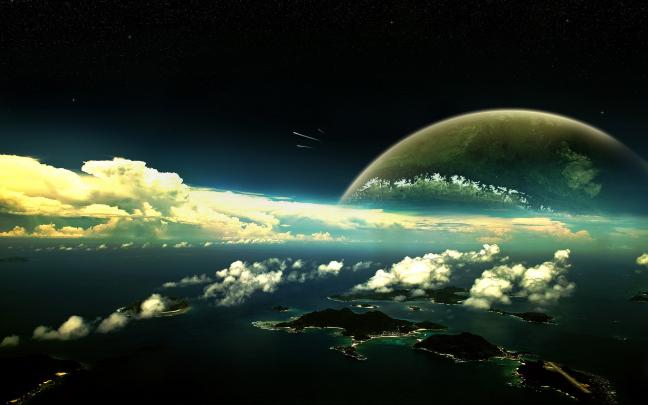 outer, Space, Planets, Panorama Wallpapers HD \/ Desktop and Mobile 