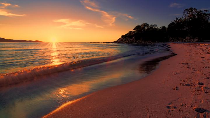 sea, Long exposure, Sunset, Nature, Beach Wallpapers HD \/ Desktop and 