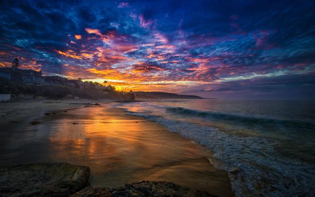 Beach Sunset Desktop Wallpapers