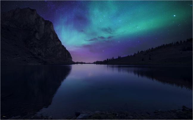 Desktop Wallpaper Hd Beautiful Night Dark Wallpapers - Fondos De Aurora 