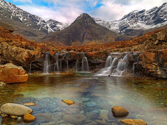 Fairy Pools, Isle Of Skye Scotland Desktop Wallpaper Backgrounds free 