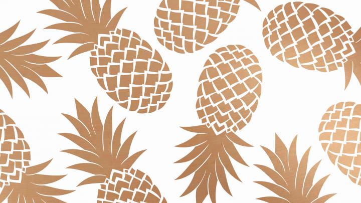 10 Ideas About Desktop Wallpapers On Pinterest - Rose Gold Pineapple 