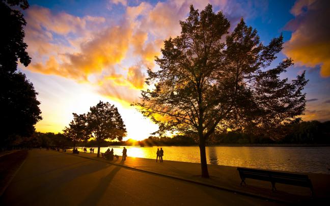 sunset wallpapers walk - HD Desktop Wallpapers