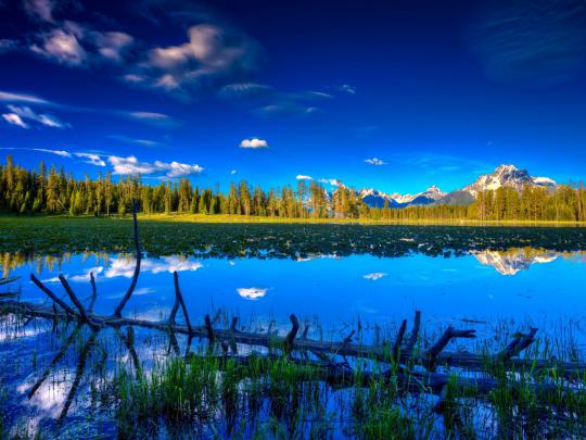 Blue Landscape Wallpaper 2560x1600