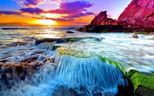 Ocean Desktop Background \u00b7\u2460 