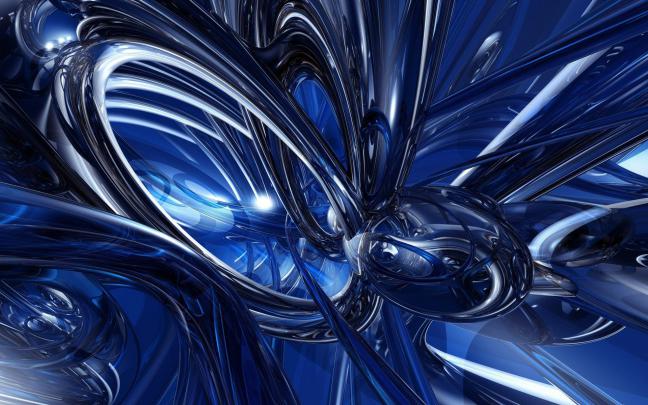 Cool Blue Abstract Wallpapers