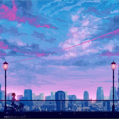 Aesthetic Anime Blue Wallpapers