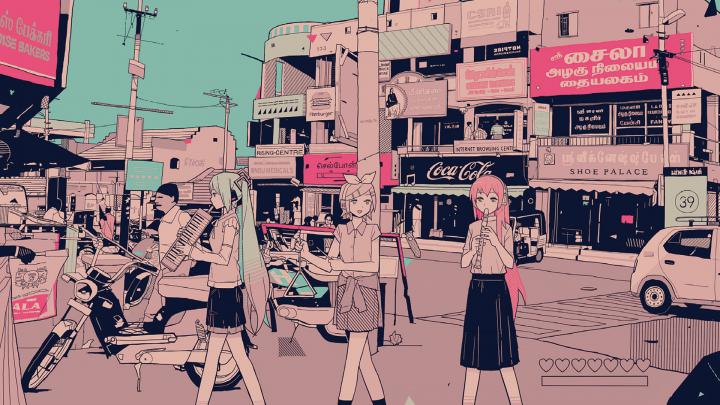 Anime Aesthetic Retro Desktop Wallpapers