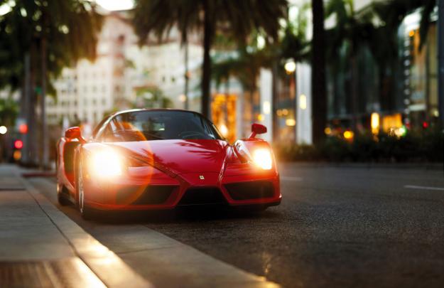 car, Street, Palm Trees, Ferrari, Ferrari Enzo Wallpapers HD \/ Desktop 