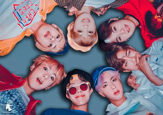 BTS Fanart Desktop Wallpapers