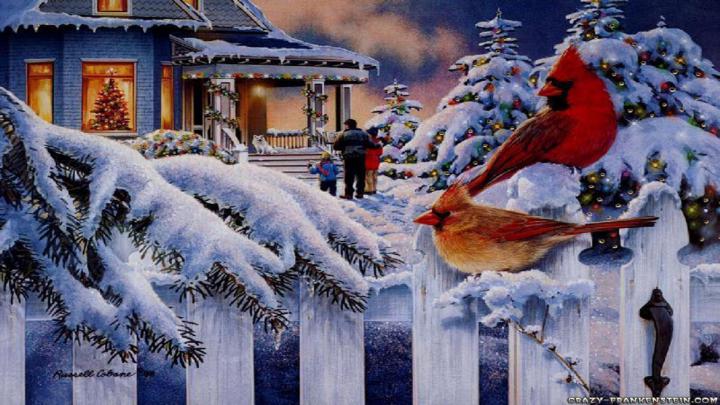 Free Wallpapers Christmas Scenes