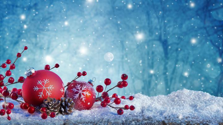 Download 3840x2160 wallpaper christmas, ornaments, decorations, holiday 