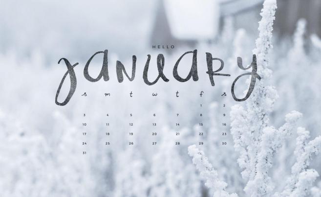 Desktop Wallpapers Calendar January 2016