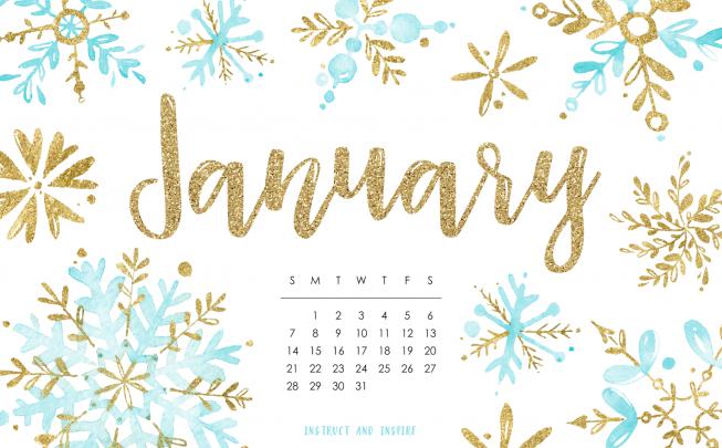 January 2018 Wallpapers | Instruct and Inspire