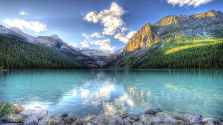 mountain, Lake Wallpapers HD \/ Desktop and Mobile Backgrounds