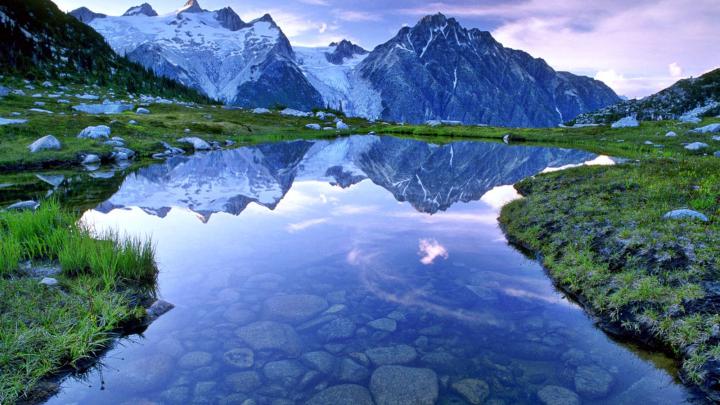 Beautiful Lake And Mountain Landscape Wallpapers HD \/ Desktop and 