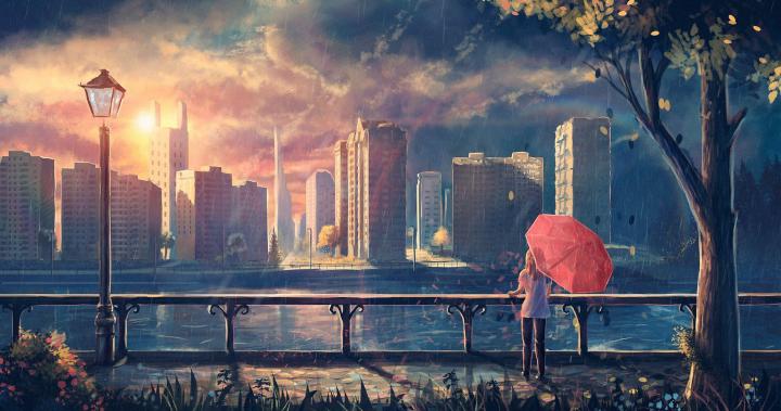 Anime Skyline Wallpapers - Top Free Anime Skyline Backgrounds 