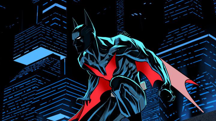 Desktop wallpaper batman beyond, future batman, dark, artwork, hd image 