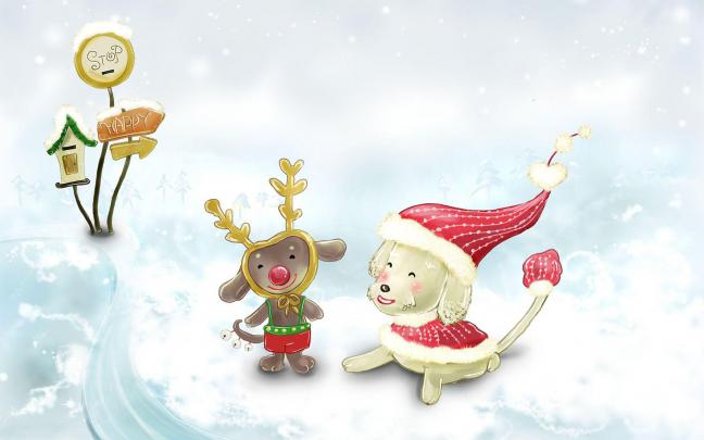 Cute Christmas Desktop Backgrounds
