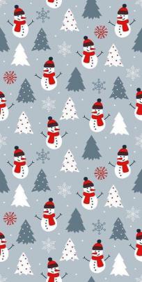 Cute Xmas Backgrounds Aesthetic - Aesthetic cute snowman Christmas HD 