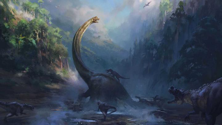 Dinosaur Painting Art Wallpapers - Cool Free Desktop Wallpapers Of 