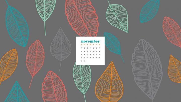 November 2020 desktop calendar wallpapers \u2014 27 FREE designs!