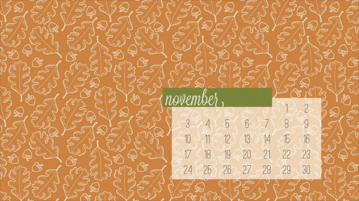 Katie\u0026#39;s Sketchbook: November desktop wallpaper