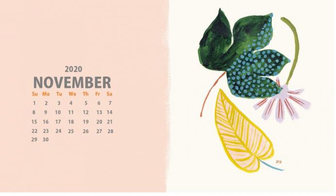 November 2020 Desktop Wallpaper