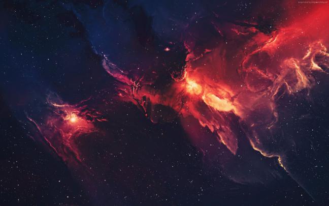 Desktop Red Galaxy Wallpapers