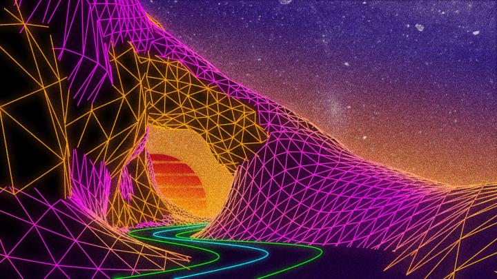 New Retro Wave, Sun, Wireframe, Road Wallpapers HD \/ Desktop and Mobile 