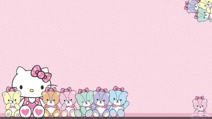 Pink Hello Kitty Desktop Wallpapers