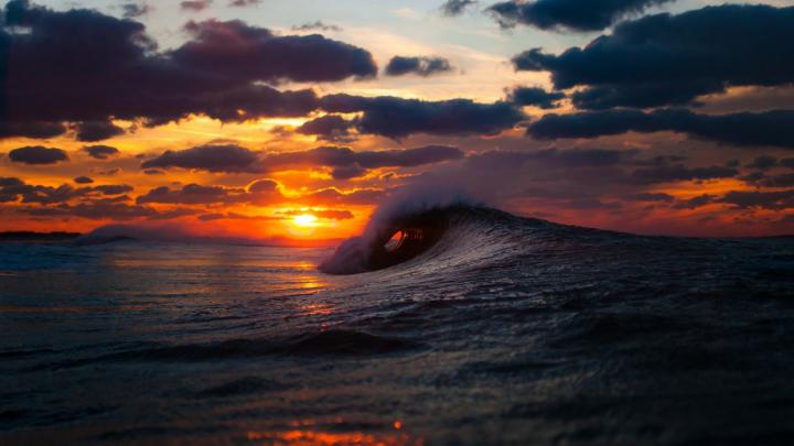 nature, Sun, Water, Waves, Sky, Sunset, Sea Wallpapers HD \/ Desktop and 