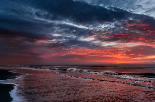 beach, Sunset, Waves Wallpapers HD \/ Desktop and Mobile Backgrounds