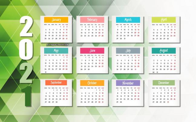 Vector 2021 calendar wallpaper \u2022 Wallpaper For You HD Wallpaper For 