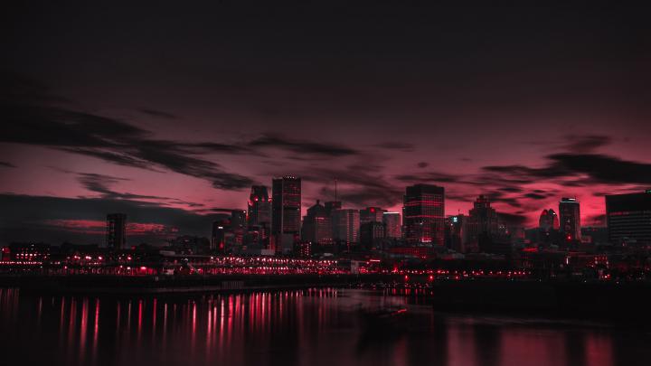 4k Anime City Night Wallpapers