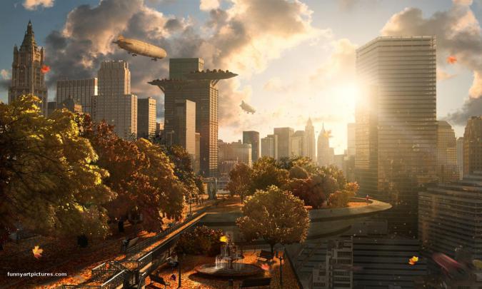 Desktop wallpapers, Architecture autumn city, funny picture gallery