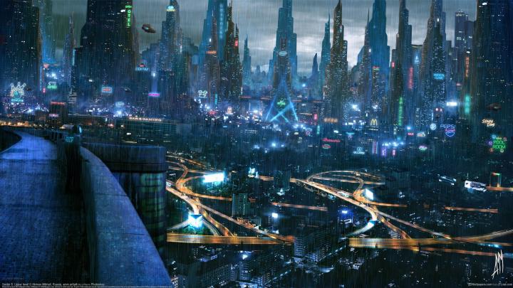 cyberpunk, Cityscape, City, Futuristic city, Digital art Wallpapers HD 