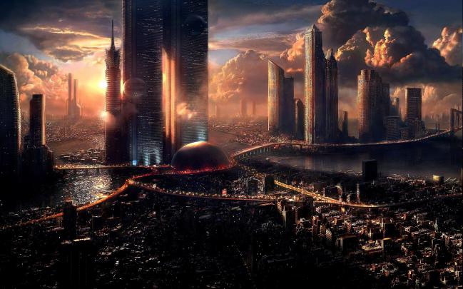 artwork, Concept Art, Fantasy Art, City, Futuristic Wallpapers HD 