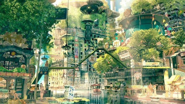 4k Anime City Wallpapers