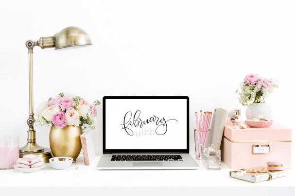 February Desktop \u0026 Phone Wallpapers \u2013 Ashlee Proffitt