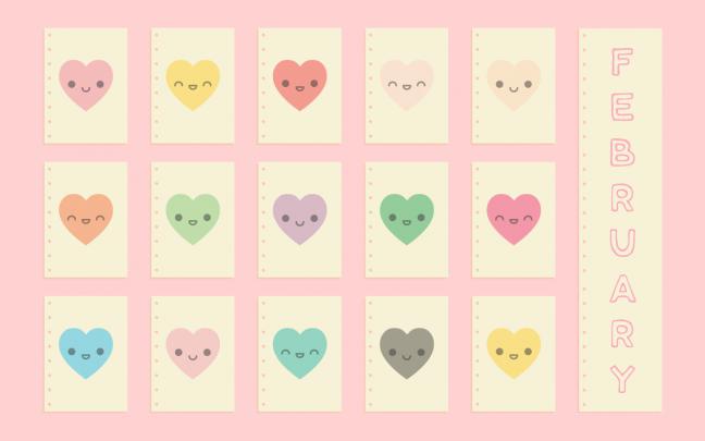 February Cute Wallpaper \u2022 Wallpaper For You HD Wallpaper For Desktop 