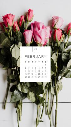 February Desktop \u0026 Mobile Wallpaper - sonrisastudio.com