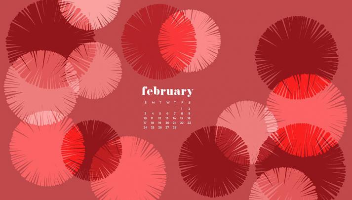 9 FREE February desktop wallpaper calendars. Download yours today!