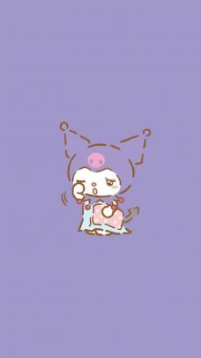 Purple Aesthetic Kuromi Wallpaper \/ Pin On Background Fond 