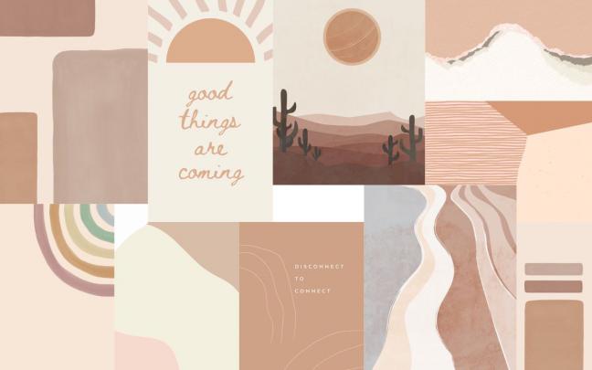 Brown Aesthetic Desktop Wallpapers