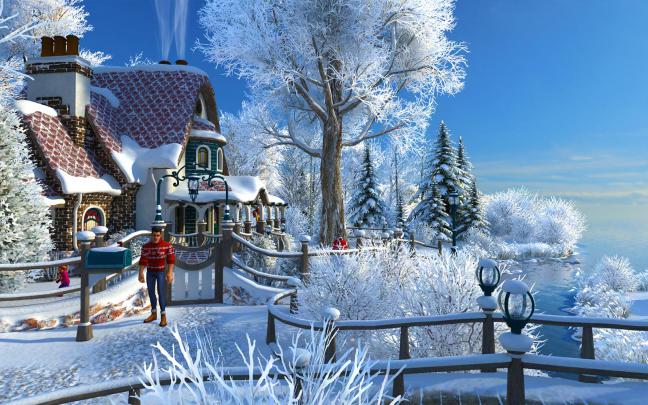 21++ Desktop Wallpaper Winter Screensavers For Windows 10