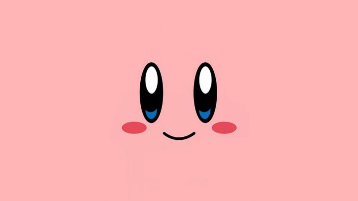 az54-kirby-pink-face-cute-illustration-art-wallpaper