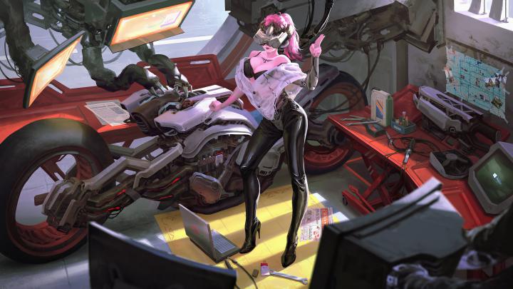 Cyberpunk Anime Wallpaper