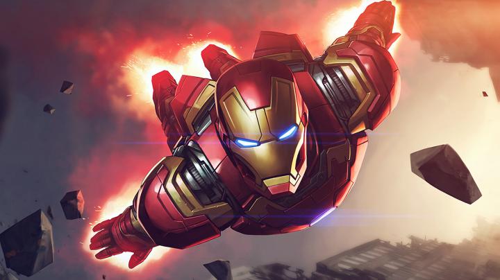 wallpaper for desktop, laptop | az71-ironman-hero-marvel-illustration 
